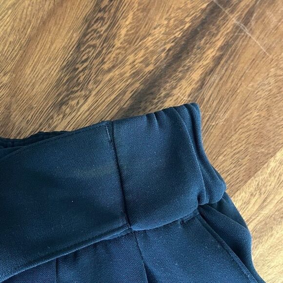 Lululemon Women's Size 6 Navy Blue Noir Crop Wide Leg Pull On Pants Trouser - Picture 9 of 11